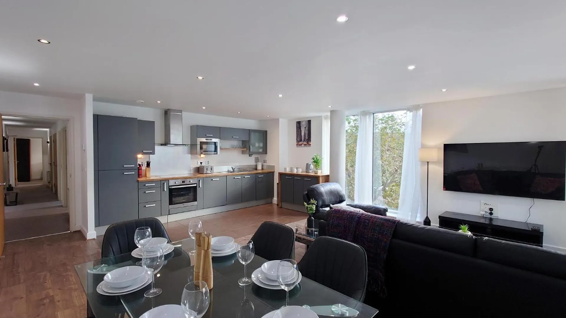 Luxury Dockview 3 Beds Excel London 아파트