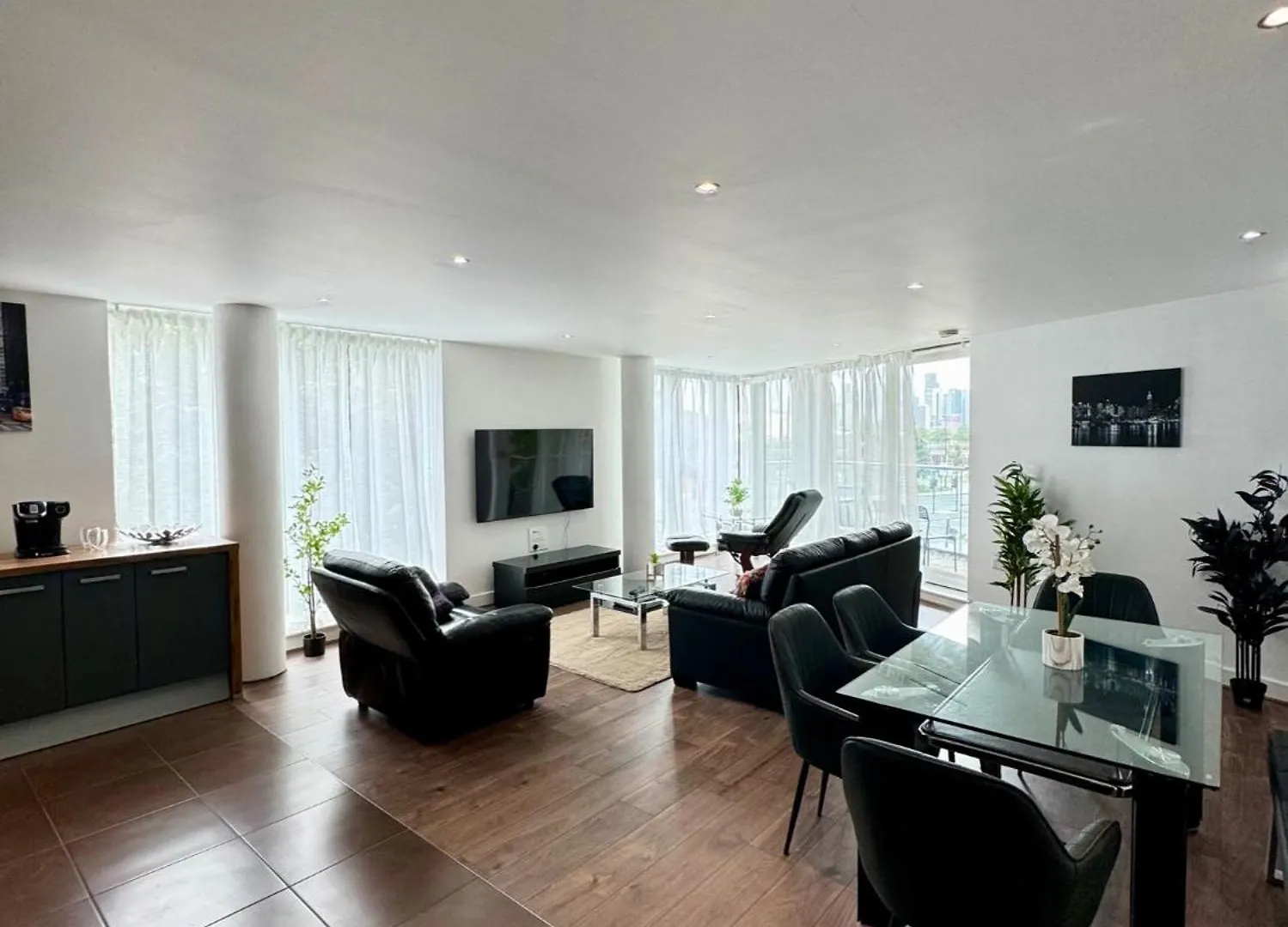 Luxury Dockview 3 Beds Excel London 아파트